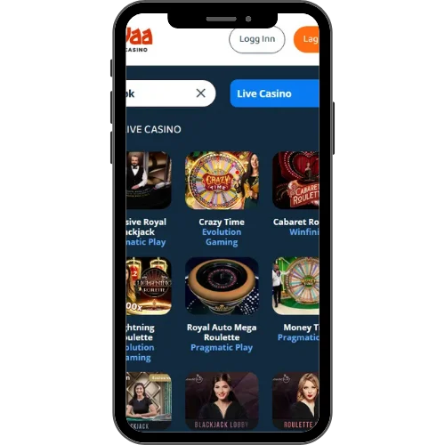 Gå til Yaa Casino